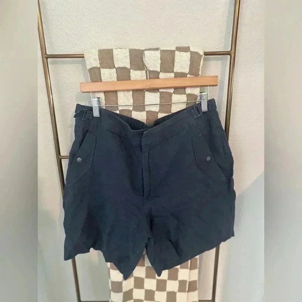 ATHLETA‎ LINEN SHORTS SIZE 12 (flawed)
